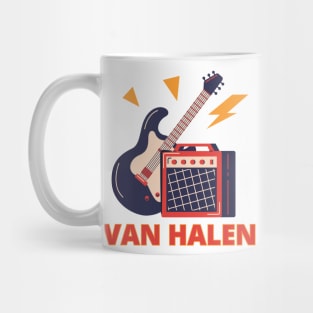 Van Halen guitar and sound system Mug